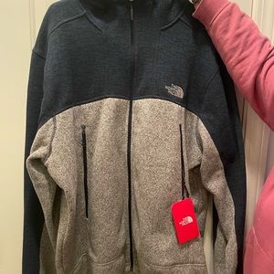 Mens north face fleece jacket